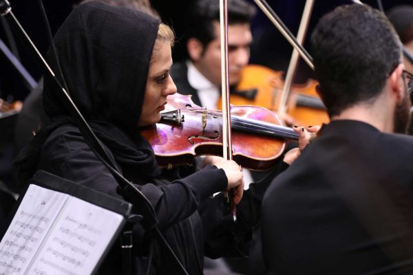 حضور بانوان در کنسرت بزرگ آوای چکاوک